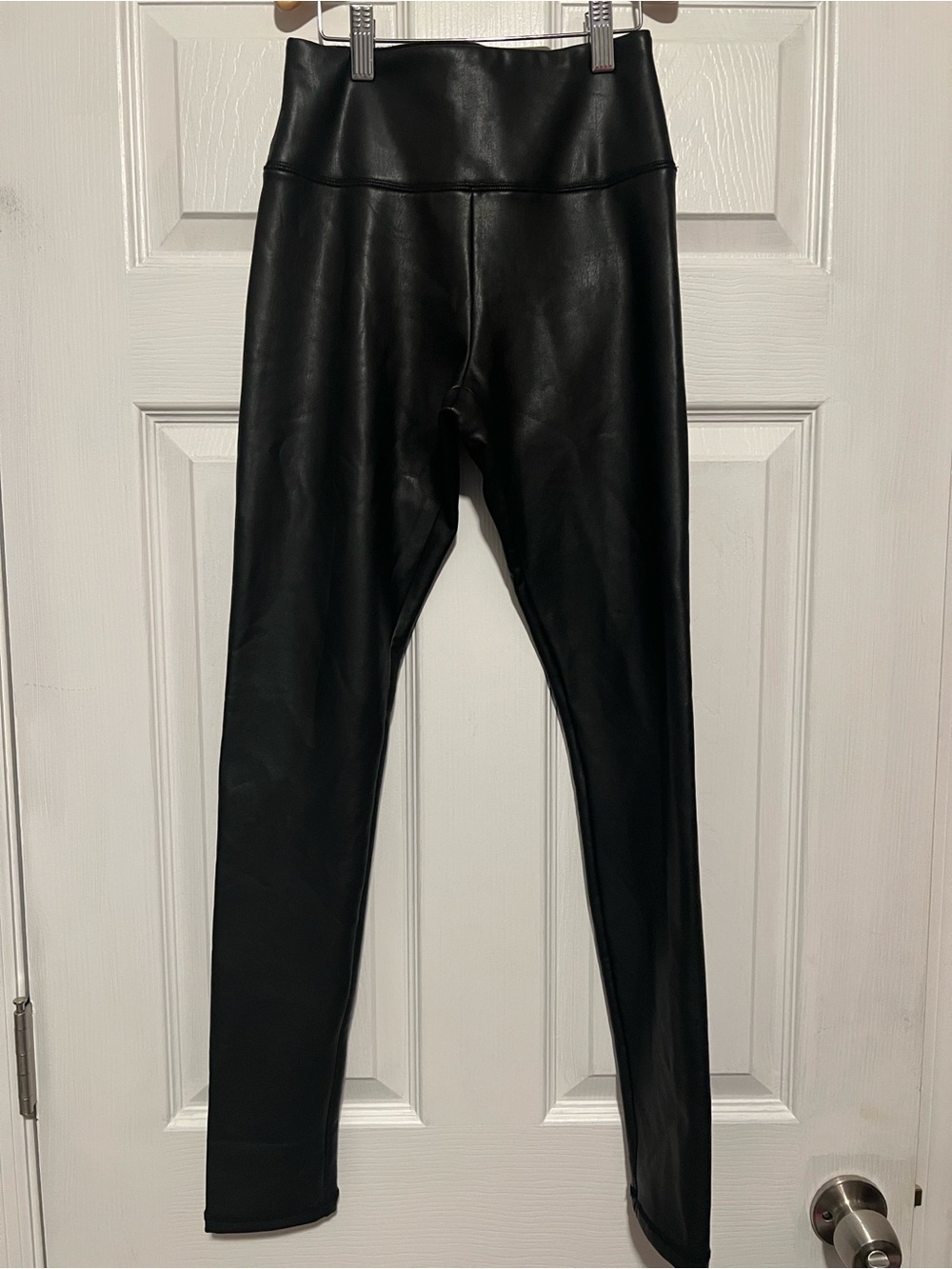 Hollister Black Faux Leather Leggings